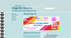 Desktop Screenshot of dogsxlrescue.org